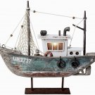 Wood Sailboat Decor with LED Light Nautical Decoration 9.33”H Vintage sail boat Wood Sailboat Decor with LED Light Nautical Decoration 9.33”H Vintage sail boat