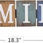 Wood WORDS SIGN Table Top Decor Rustic Wooden Cutout Block Letter Sign Folding