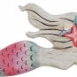Wooden Mermaid Wall Decor Beach Art Hanging Mermaid Plaque Sign Nautical decor