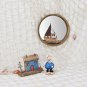 Wood Miniature House Nautical Beach Table Sculptures Home Decor Small Wooden Ho