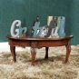 Rustic Wood Grateful Sign Wooden Block Letter Wall Decor Teal Aqua Freestanding