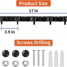 Broom Mop Holder Wall Mounted Metal Organizer With 4 Racks and 5 Hooks hanger Broom Mop Holder Wall Mounted Metal Organizer With 4 Racks and 5 Hooks hanger
