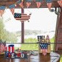 American Flag Wall Decor Patriotic Metal Signs 4th of July Decorations FlagDecor