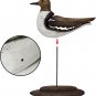 Wooden Seagull Statue Bird Decor Indoor Standing Seagulls Figurine Solid seagull