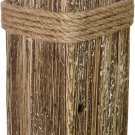 Rustic Wood Candle Holders Stand for Pillar Candles Display Wooden Candlestick H