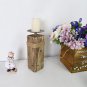 Rustic Wood Candle Holders Stand for Pillar Candles Display Wooden Candlestick H