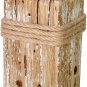 Rustic Wood Candle Holders Stand for Pillar Candles Display Wooden Candlestick H