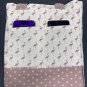 Canvas Tote shopping Bag Aesthetic Shoulder Bag with closure rope and out Pocket