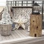 Wooden Lighthouse Candle Holder Decorative Tea Light Holder Ocean Beach Nautical