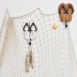 Vintage Wooden Flip Flops Wall Hooks Solid Wood Slippers Towel Hook Decorative
