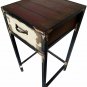 Night Stand Vintage Table Open Shelf Home Bedroom Furniture Chest Sofa onedrawer