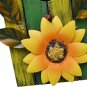 Decorative Wooden Bird House Hand Painted Wood Birdhouse Rustic Hanging Birdhouse Sunflower Wall Art