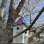 Wooden Bird Houses for Outside Decorative Standing Birdhouse 16.5&acirc;��