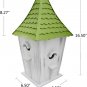 Wooden Bird Houses for Outside Decorative Standing Birdhouse 16.5&acirc;��H