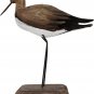 Seagull Decor Nautical Sea Bird Sculpture Statue Solid Wood Coastal Table Decor
