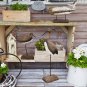 Seagull Decor Nautical Sea Bird Sculpture Statue Solid Wood Coastal Table Decor