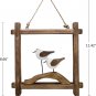 Wooden Seabird Wall Decor Hanging Nautical Decorations Solid Wood Seagull Wall D