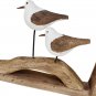 Wooden Seabird Wall Decor Hanging Nautical Decorations Solid Wood Seagull Wall D