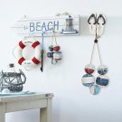 Wooden Buoy Floating Ball Nautical Wall Decor Rustic Distressed Wood FishingBuoy