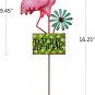 Flamingo Garden Stakes Decorative Metal Welcome Spring Bird Yard Decor Outdoor