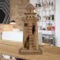 Wooden Lighthouse Decor Tabletop Nautical Decor Solid Wood Light Houses Statue