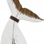 Wooden Whale Tail Decor Nautical Tabletop Solid Wood Whales Tail Statue Sculptur