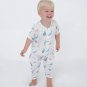 Sleeping Suit/ Short sleeve - Summer Birds 0.23 TOG / 0.6 TOG