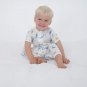 Sleeping Suit/ Short sleeve - Summer Birds 0.23 TOG / 0.6 TOG