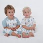 Sleeping Suit/ Short sleeve - Summer Birds 0.23 TOG / 0.6 TOG