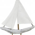 Wooden Sailboat Decor Nautical Sail Boats Model Decor Table Top Beach Coastal