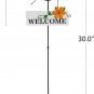 Garden Stakes Decorative Metal Welcome Spring Yard Decor Outdoor Insect Garden