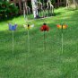 Insect Garden Stakes Decorative Metal Spring Yard Decor Outdoor Set of 4 ARTWARE