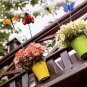 Insect Garden Stakes Decorative Metal Spring Yard Decor Outdoor Set of 4 ARTWARE