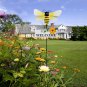 Garden BEE Stakes Decorative Metal Welcome Spring Yard Decor Outdoor Insect SIGN