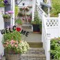 Metal Letters Garden Stakes Yard Art Word Sign Lawn Decoration Indoor Outdoor Pl