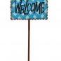 Flamingo Garden Stakes Decorative Metal Welcome Bird Yard Decor Outdoor 32in H
