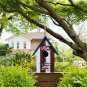 Patriotic Bird Houses for Outside Wooden Hanging Birdhouse Decorative American