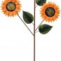 Sunflower Garden Stake Metal Flower Yard Decor Outdoor Decoration 35.4” H Stakes