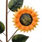 Sunflower Garden Stake Metal Flower Yard Decor Outdoor Decoration 35.4&acirc;�� H Stakes