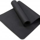 Exercise Yoga Mat High Density Fitness Mat with Carrying Strap 72"x 24"x 6mm