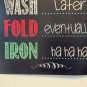 metal word sign wall decor easy hanging with hook art decorations any room