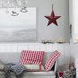 Metal Barn Star Hanging Wall Decor 4th July Memorial Day Patriotic decorations