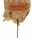 Fall Harvest Scarecrow Decor with LED Light Scarecrow Yard Stake Happy FallY’all
