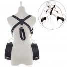 BDSM Thigh Sling Spreader,Leg Open Restraint Bondage Harness with Handcuffs,Sex