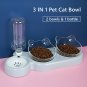 Cat Food Bowl Pet Feeder Automatic Feeder Water Dispenser Pet Food Container Drinking