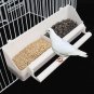 Parrot Birds Water Hanging Bowl Parakeet Feeder Box Pet Cage Plastic Food Container