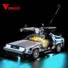 LED Light Set For Creator 10300 Back to the Future Time Machine Racing Car Building Blocks