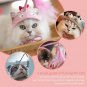 Cat Toys Cat Interactive Toys Kitten Fishing Headdres Hat Feathers Bait Fishing Head Covers