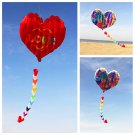 inflatable kites heart kites fly nylon fabric kite weifang kite string