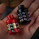 Boom Metal Cube Fidget Spinner EDC Adults Stress Reliever Toy Magnetic Snap Coin Stress